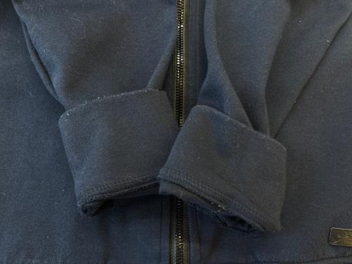 BLACK LABEL CRESTBRIDGE（ブラックレーベル クレストブリッジ）BLACK LABEL CRESTBRIDGE (ブラックレーベル クレストブリッジ) BLACK LABEL CRESTBRIDGE　ジップパーカー ネイビー サイズ:Lの古着・服飾アイテム