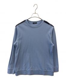 BLACK LABEL CRESTBRIDGE（ブラックレーベル クレストブリッジ）の古着「BLACK LABEL CRESTBRIDGE　ロングスリーブカットソー」｜スカイブルー