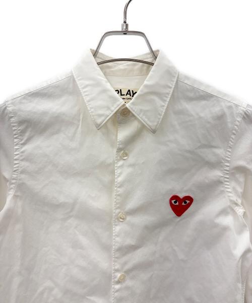 PLAY COMME des GARCONS（プレイコムデギャルソン）PLAY COMME des GARCONS (プレイコムデギャルソン) PLAY COMME des GARCONS　長袖シャツ ホワイト サイズ:Ｍの古着・服飾アイテム