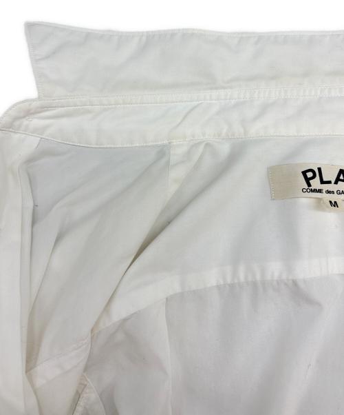 PLAY COMME des GARCONS（プレイコムデギャルソン）PLAY COMME des GARCONS (プレイコムデギャルソン) PLAY COMME des GARCONS　長袖シャツ ホワイト サイズ:Ｍの古着・服飾アイテム