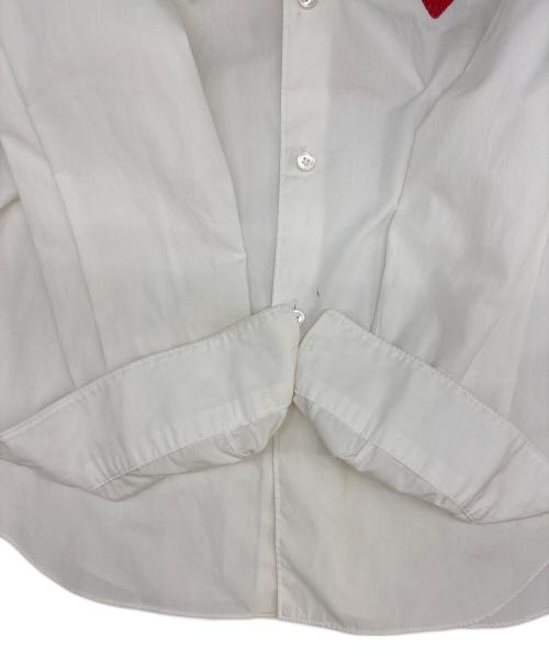 PLAY COMME des GARCONS（プレイコムデギャルソン）PLAY COMME des GARCONS (プレイコムデギャルソン) PLAY COMME des GARCONS　長袖シャツ ホワイト サイズ:Ｍの古着・服飾アイテム