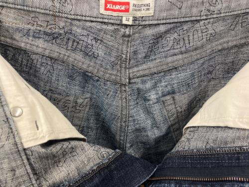 X-LARGE（エクストララージ）X-LARGE (エクストララージ) X-LARGE　デニムパンツ インディゴ サイズ:32の古着・服飾アイテム
