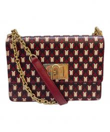 FURLA（フルラ）の古着「FURLA　チェーンショルダーバッグ」｜レッド