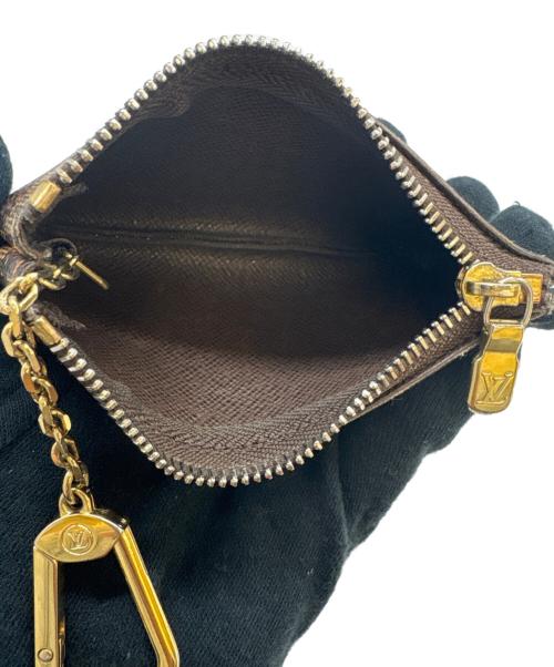 LOUIS VUITTON（ルイ ヴィトン）LOUIS VUITTON (ルイ ヴィトン) LOUIS VUITTON　ダミエ　ポシェットクレ　コインケース ブラウンの古着・服飾アイテム