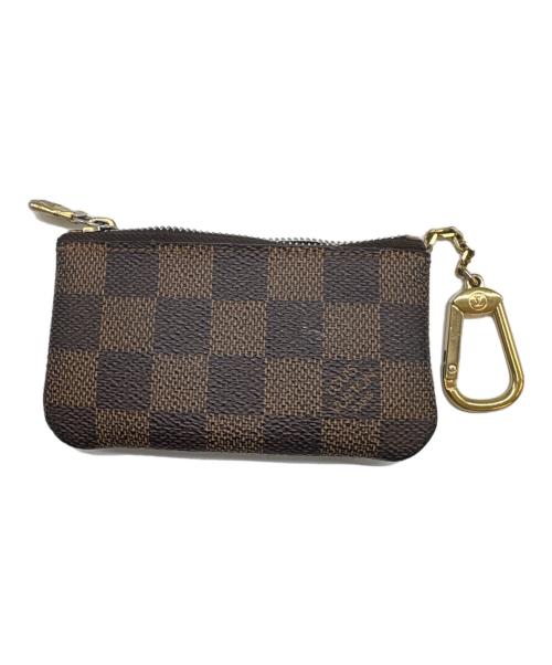 LOUIS VUITTON（ルイ ヴィトン）LOUIS VUITTON (ルイ ヴィトン) LOUIS VUITTON　ダミエ　ポシェットクレ　コインケース ブラウンの古着・服飾アイテム