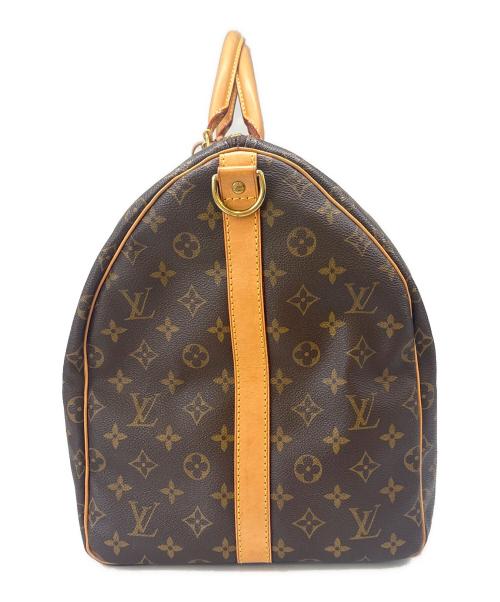 LOUIS VUITTON（ルイ ヴィトン）LOUIS VUITTON (ルイ ヴィトン) LOUIS VUITTON　キーポル・バンドリエール55　モノグラム　ボストンバッグ ブラウンの古着・服飾アイテム
