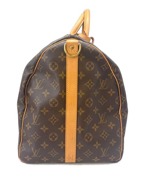 LOUIS VUITTON（ルイ ヴィトン）LOUIS VUITTON (ルイ ヴィトン) LOUIS VUITTON　キーポル・バンドリエール55　モノグラム　ボストンバッグ ブラウンの古着・服飾アイテム