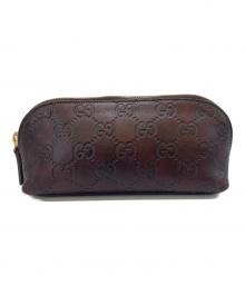 GUCCI（グッチ）の古着「GUCCI ポーチ」｜ブラウン