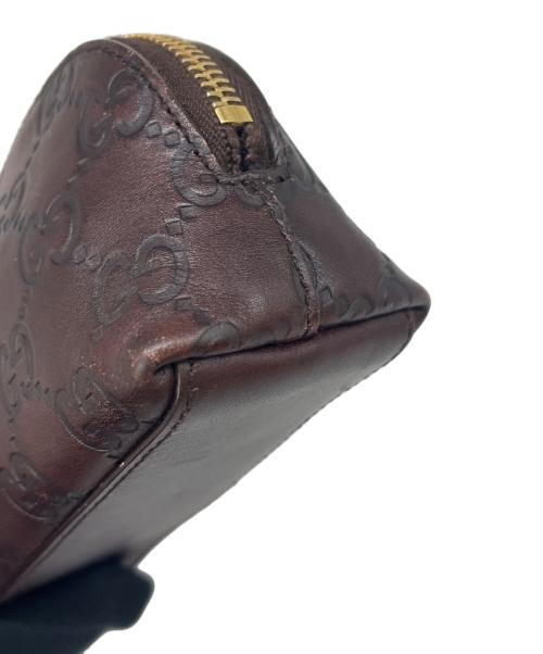 GUCCI（グッチ）GUCCI (グッチ) GUCCI ポーチ ブラウンの古着・服飾アイテム