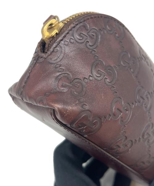 GUCCI（グッチ）GUCCI (グッチ) GUCCI ポーチ ブラウンの古着・服飾アイテム