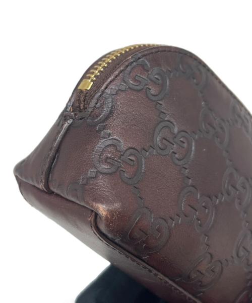 GUCCI（グッチ）GUCCI (グッチ) GUCCI ポーチ ブラウンの古着・服飾アイテム