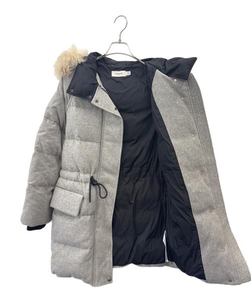 COACH（コーチ）COACH (コーチ) COACHダウンコート グレーの古着・服飾アイテム