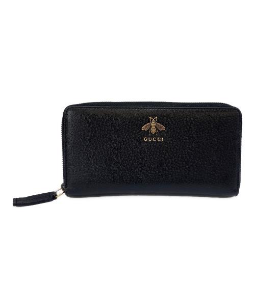 GUCCI（グッチ）GUCCI (グッチ) GUCCI　長財布 ブラックの古着・服飾アイテム