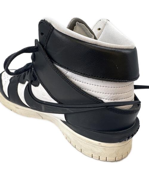 NIKE（ナイキ）NIKE (ナイキ) NIKE DUNK HIGH NIKE AMBUSH ハイカットスニーカー ホワイト×ブラック サイズ:27.5の古着・服飾アイテム