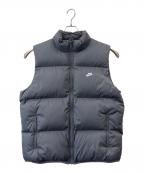 NIKEナイキ）の古着「NIKE　TF CLUB PUFFER VEST　中綿ベスト」｜グレー