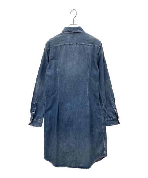 RALPH LAUREN（ラルフローレン）RALPH LAUREN (ラルフローレン) RALPH LAUREN　長袖ワンピース インディゴ サイズ:Ｌの古着・服飾アイテム