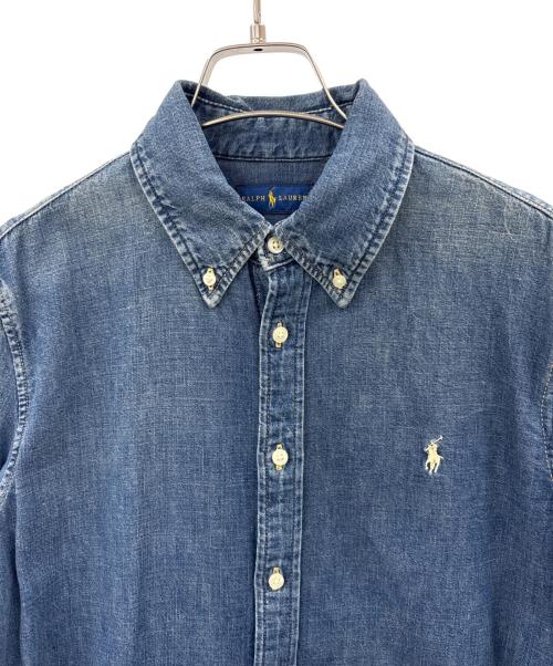 RALPH LAUREN（ラルフローレン）RALPH LAUREN (ラルフローレン) RALPH LAUREN　長袖ワンピース インディゴ サイズ:Ｌの古着・服飾アイテム