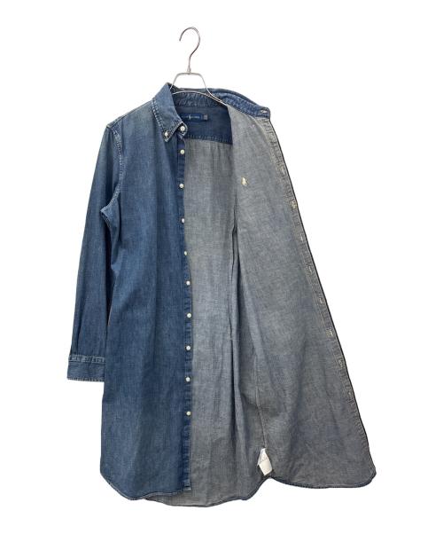RALPH LAUREN（ラルフローレン）RALPH LAUREN (ラルフローレン) RALPH LAUREN　長袖ワンピース インディゴ サイズ:Ｌの古着・服飾アイテム