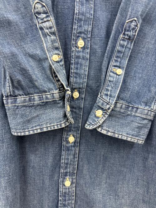 RALPH LAUREN（ラルフローレン）RALPH LAUREN (ラルフローレン) RALPH LAUREN　長袖ワンピース インディゴ サイズ:Ｌの古着・服飾アイテム