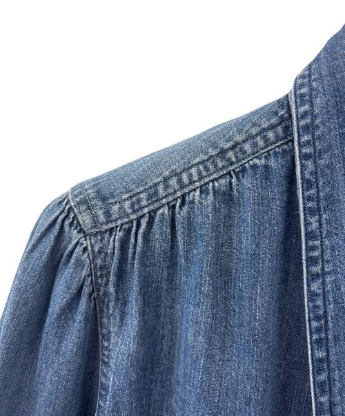 POLO RALPH LAUREN（ポロ・ラルフローレン）POLO RALPH LAUREN (ポロ・ラルフローレン) POLO RALPH LAUREN ボウタイデニムシャツ 長袖シャツ インディゴ サイズ:4の古着・服飾アイテム