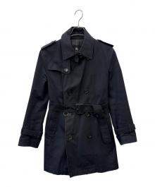 BURBERRY BLACK LABEL（バーバリーブラックレーベル）の古着「BURBERRY BLACK LABEL　トレンチコート」｜ネイビー