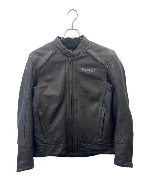 triumph（トライアンフ）triumph (トライアンフ) triumph　レザージャケット ブラック サイズ:42/52の古着・服飾アイテム