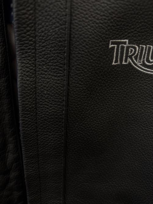 triumph（トライアンフ）triumph (トライアンフ) triumph　レザージャケット ブラック サイズ:42/52の古着・服飾アイテム