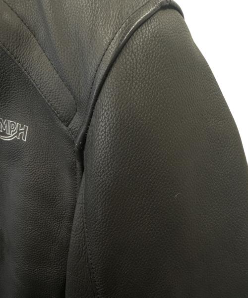 triumph（トライアンフ）triumph (トライアンフ) triumph　レザージャケット ブラック サイズ:42/52の古着・服飾アイテム
