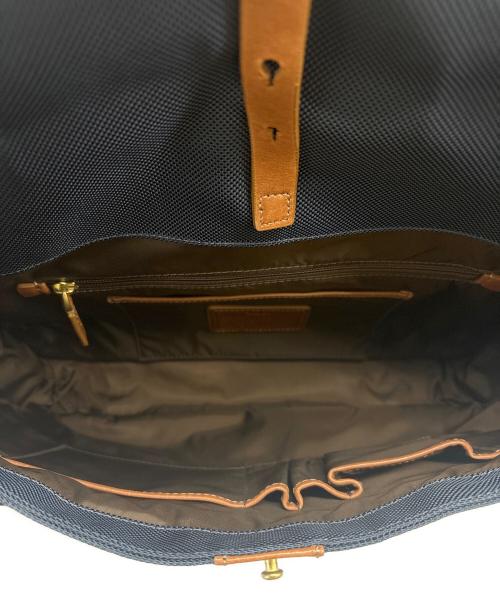 TUMI（トゥミ）TUMI (トゥミ) TUMI　メッセンジャーバッグ ネイビー×ブラウンの古着・服飾アイテム