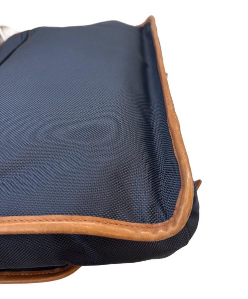 TUMI（トゥミ）TUMI (トゥミ) TUMI　メッセンジャーバッグ ネイビー×ブラウンの古着・服飾アイテム