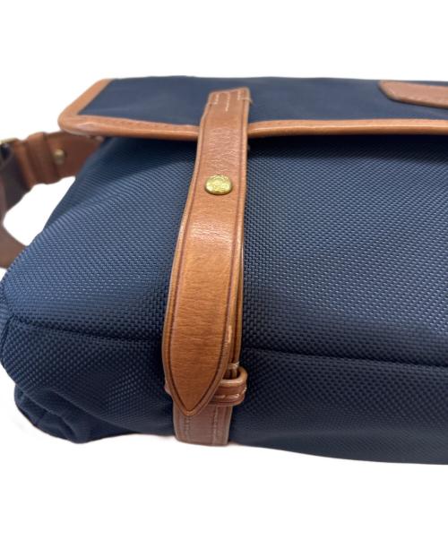 TUMI（トゥミ）TUMI (トゥミ) TUMI　メッセンジャーバッグ ネイビー×ブラウンの古着・服飾アイテム