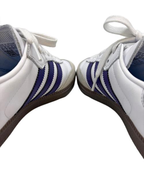 adidas Originals（アディダスオリジナル）adidas Originals (アディダスオリジナル) adidas originals　SAMBA ADV　ローカットスニーカー ホワイト×パープル サイズ:26.5の古着・服飾アイテム