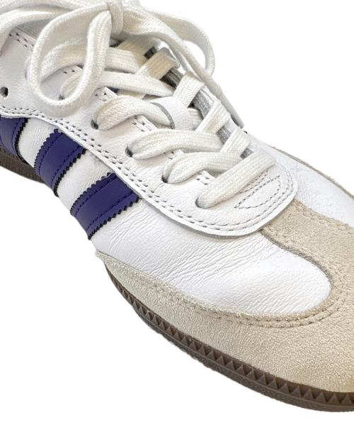 adidas Originals（アディダスオリジナル）adidas Originals (アディダスオリジナル) adidas originals　SAMBA ADV　ローカットスニーカー ホワイト×パープル サイズ:26.5の古着・服飾アイテム