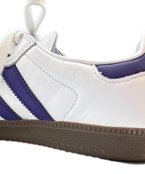 adidas Originals（アディダスオリジナル）adidas Originals (アディダスオリジナル) adidas originals　SAMBA ADV　ローカットスニーカー ホワイト×パープル サイズ:26.5の古着・服飾アイテム