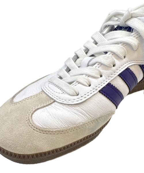 adidas Originals（アディダスオリジナル）adidas Originals (アディダスオリジナル) adidas originals　SAMBA ADV　ローカットスニーカー ホワイト×パープル サイズ:26.5の古着・服飾アイテム
