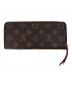 LOUIS VUITTON (ルイ ヴィトン) LOUIS VUITTON　モノグラム　ポルトフォイユ・クレマンス　長財布 フューシャ：48000円