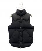 RockyMountainFeatherBedロッキーマウンテンフェザーベッド）の古着「RockyMountainFeatherBed　ダウンベスト」｜ブラック