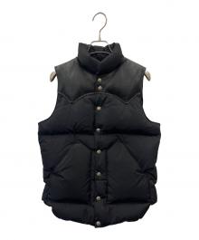 RockyMountainFeatherBed（ロッキーマウンテンフェザーベッド）の古着「RockyMountainFeatherBed　ダウンベスト」｜ブラック