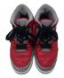 NIKE (ナイキ) NIKE GS Air Jordan 3 Retro SE  ローカットスニーカー レッド×グレー サイズ:25.0：5000円