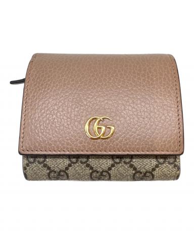 中古・古着通販】GUCCI (グッチ) GUCCI GGマーモント 2つ折り財布