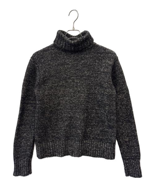 RRL（ダブルアールエル）RRL (ダブルアールエル) RRL　コットンリネンブレンドウールタートルネックニット ブラック サイズ:Sの古着・服飾アイテム