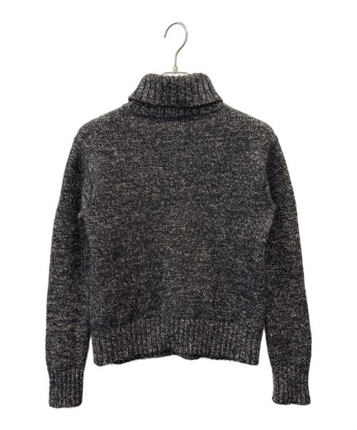 RRL（ダブルアールエル）RRL (ダブルアールエル) RRL　コットンリネンブレンドウールタートルネックニット ブラック サイズ:Sの古着・服飾アイテム