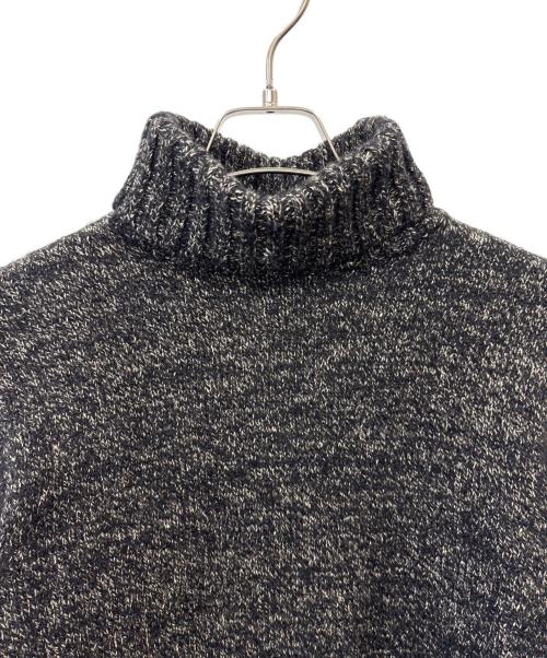 RRL（ダブルアールエル）RRL (ダブルアールエル) RRL　コットンリネンブレンドウールタートルネックニット ブラック サイズ:Sの古着・服飾アイテム
