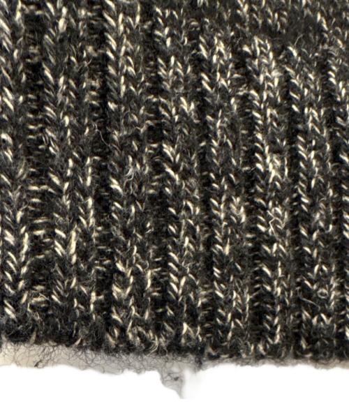 RRL（ダブルアールエル）RRL (ダブルアールエル) RRL　コットンリネンブレンドウールタートルネックニット ブラック サイズ:Sの古着・服飾アイテム