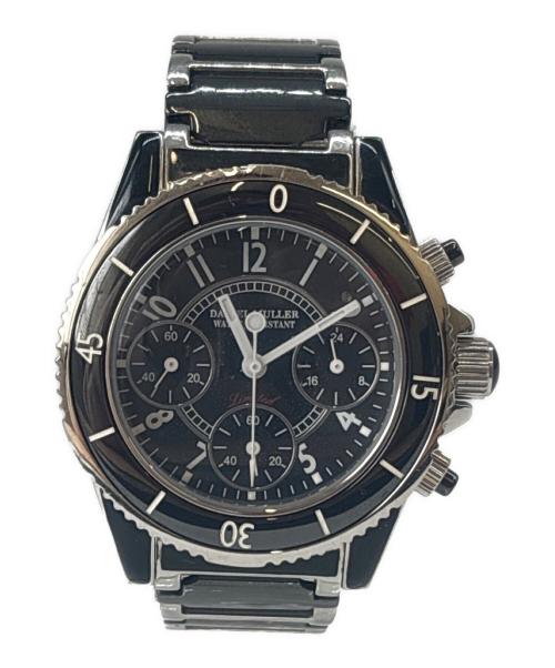 daniel muller（ダニエルミュラー）daniel muller (ダニエルミュラー) daniel muller クロノグラフ ブラックの古着・服飾アイテム