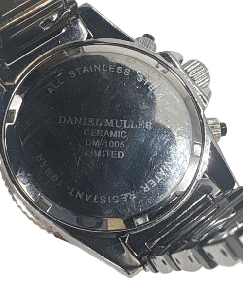 daniel muller（ダニエルミュラー）daniel muller (ダニエルミュラー) daniel muller クロノグラフ ブラックの古着・服飾アイテム