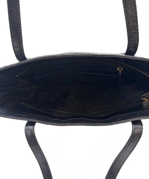 MICHAEL KORS（マイケル・コース）MICHAEL KORS (マイケル・コース) MICHAEL KORS　2WAY Emry Large Crinkled-Leather Tote Bag　トートバッグ ブラックの古着・服飾アイテム