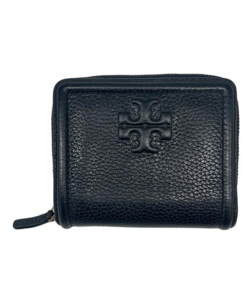 TORY BURCH（トリーバーチ）TORY BURCH (トリーバーチ) TORY BURCH 　2つ折り財布 ブラックの古着・服飾アイテム