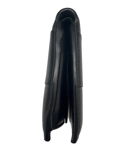 BOTTEGA VENETA（ボッテガベネタ）BOTTEGA VENETA (ボッテガベネタ) BOTTEGA VENETA   カセット  2つ折り財布 ブラックの古着・服飾アイテム