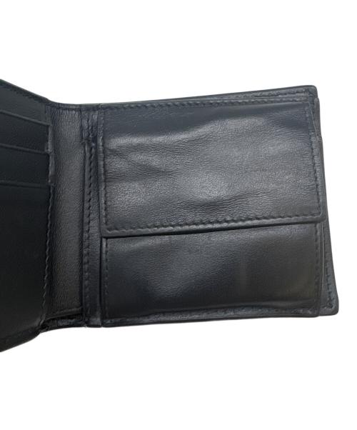 BOTTEGA VENETA（ボッテガベネタ）BOTTEGA VENETA (ボッテガベネタ) BOTTEGA VENETA   カセット  2つ折り財布 ブラックの古着・服飾アイテム